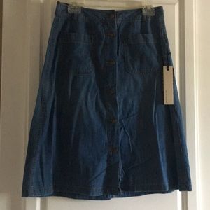 New! Jean Skirt